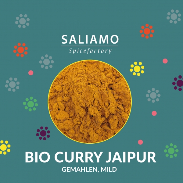 250g BIO Curry Jaipur gemahlen mild, Premium Currymischung